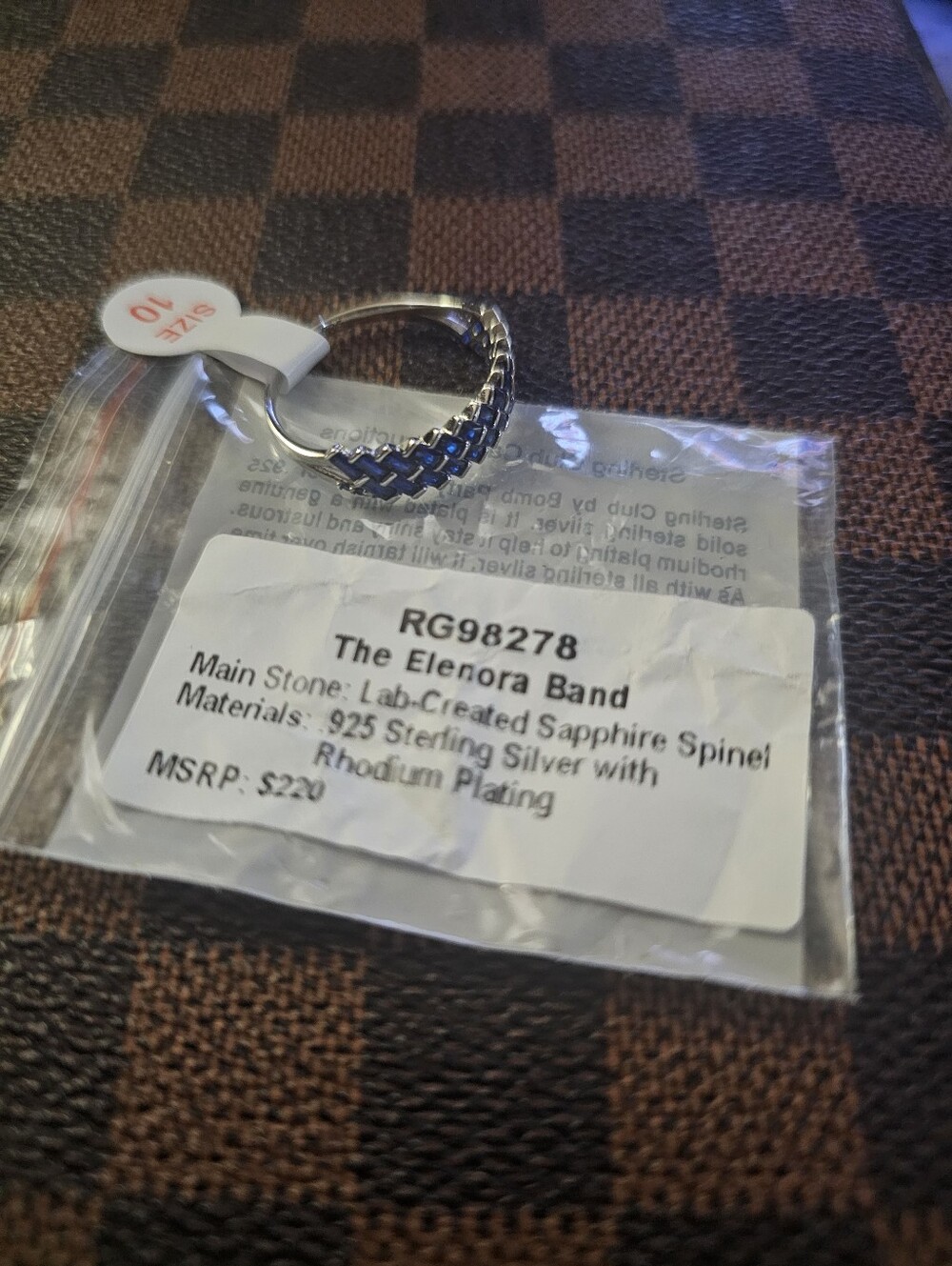 Bomb Party Size 10 Ring The Elenora Band NWT